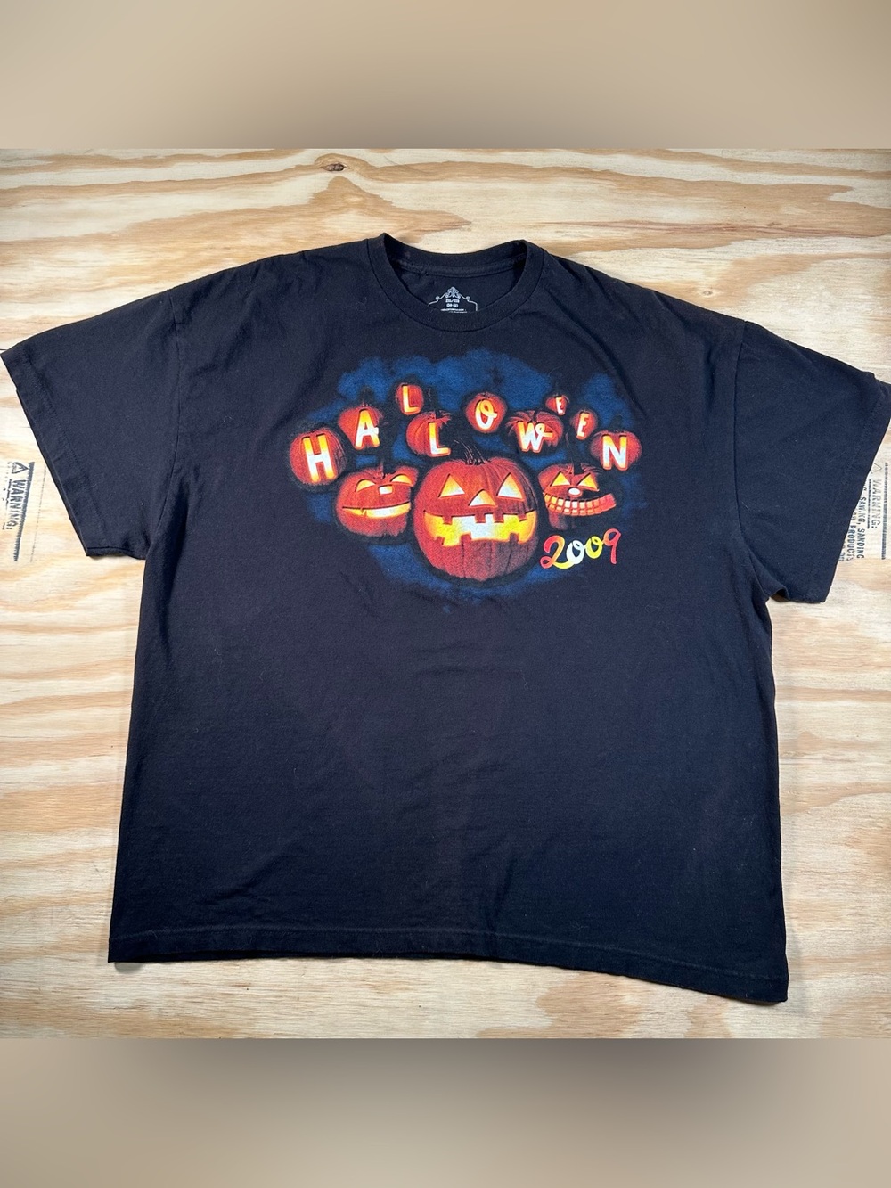 Cato Black Halloween Pumpkin Graphic Tee with Orange Accents